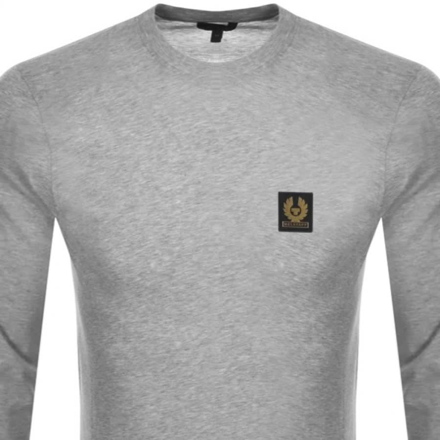 Alternative Image for ProductBelstaff Logo Long Sleeve T Shirt Grey2